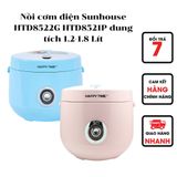  NỒI CƠM ĐIỆN 1.2L 1.8L HAPPY TIME SUNHOUSE CHÍNH HÃNG HTD8521P HTD8522G 