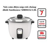  NỒI CƠM ĐIỆN 1.8 L SUNHOUSE SHD8132 CHÍNH HÃNG 