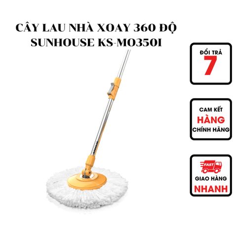  Cây Lau Nhà Xoay 360 Độ Sunhouse KS-MO350I 