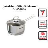  Nồi Quấy Bột Inox 5 Đáy Sunhouse SHG508-16 