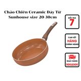  Chảo Chiên Ceramic Đáy Từ Sunhouse 