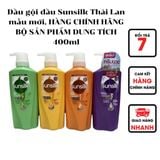  Dầu gội đầu Sunsilk Thái Lan mẫu mới-HÀNG CHÍNH HÃNG-BỘ SẢN PHẨM DUNG TÍCH 400ml 