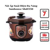  Nồi Áp Suất Điện Đa Năng Sunhouse Shd1550 Cà Phê 
