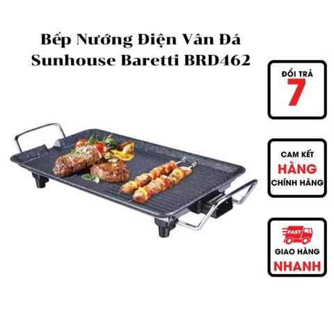  Bếp Nướng Điện Vân Đá Sunhouse Baretti BRD462 