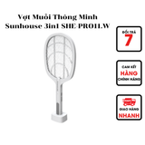  Vợt Muỗi Thông Minh Sunhouse 3in1 SHE-PRO11.W 