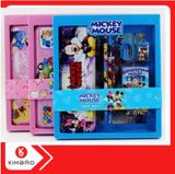  Bộ Hộp Bút 7 Món Học Sinh Hình Nhân Vật Hoạt Hình 