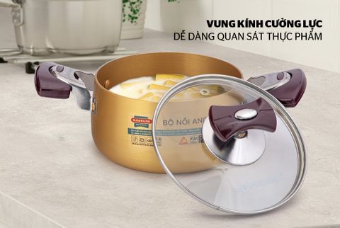  Bộ Nồi Anod Sunhouse SH6634 