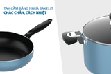  Bộ Nồi Chảo Đáy Từ SHG77MB Xanh 