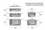  Bộ Nồi Chảo Inox 5 Đáy Sunhouse SHG995 
