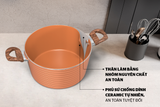  Bộ Nồi Chống Dính Ceramic Đáy Từ Sunhouse SHG2003MCB 