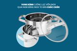  BỘ NỒI INOX 5 ĐÁY SUNHOUSE SH780 