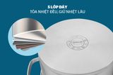  BỘ NỒI INOX 5 ĐÁY SUNHOUSE SH780 