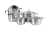  Bộ Nồi Inox 3 Đáy Sunhouse SH895 