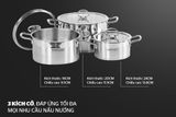 BỘ NỒI INOX 5 ĐÁY SUNHOUSE MAMA SH784 