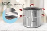  Bộ nồi xửng inox 5 đáy Sunhouse SHG507 chính hãng 