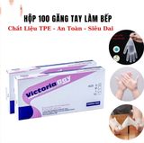  Hộp 100 Găng Tay Victoria Bay Chất Liệu Tpe 
