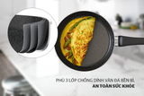  Chảo Chống Dính Vân Đá Sunhouse Chất Liệu Nhôm Tấm 