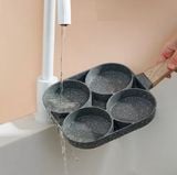 Chảo Vân Đá 4 Ngăn Dùng Cho Mọi Loại Bếp 