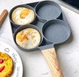  Chảo Vân Đá 4 Ngăn Dùng Cho Mọi Loại Bếp 