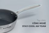  Chảo INOX Sunhouse Mama Desire DE20M-DE28M Loại Nguyên Khối Với Kết Cấu 2 Lớp Nguyên Khối Và Độ Chống Dính Cao 