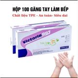  Hộp 100 Găng Tay Victoria Bay Chất Liệu Tpe 