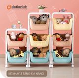  Tủ Nhựa Đa Sắc 3 Tầng Tiện Lợi 