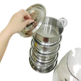  Bộ Thố Inox 5 Món My Home Có Nắp Inox 