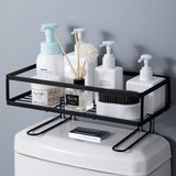  Kệ sắt để đồ trên nắp bồn cầu có chân gác bồn vệ sinh thông minh 