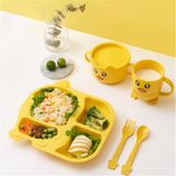  Khay Đựng Thức Ăn Cho Bé Cao Cấp Hình Gà Vàng 