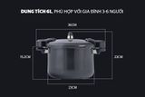  Nồi Áp Suất Anod Sunhouse LC600 