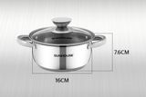  Nồi Inox 3 Đáy Sunhouse 