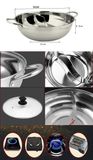  Nồi Lẩu 2 Ngăn Inox 32cm 
