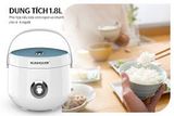  Nồi cơm nắp gài Sunhouse 1.8 lít SHD8606 Chính Hãng 