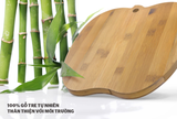 Thớt tre tự nhiên hình trái táo Sunhouse KS-CH2626B 