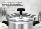  Nồi áp suất nhôm Sunhouse  SHA8604 - 6L chính hãng ( trắng - vàng) 