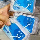  Set 3 hộp 150 tăm chỉ nha khoa vệ sinh răng miệng chuẩn y khoa 