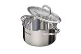  Nồi inox 304 đáy liền Sunhouse SHG706 - Đường kính 18cm, 20cm, 24cm, 26cm - Đáy từ dùng được trên mọi loại bếp 