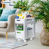  Kệ trượt đa năng Hokori Việt Nhật 5588 có bánh xe dễ dàng di chuyển, Kệ đựng đồ phòng tắm nhà bếp, đựng đồ ăn vặt 