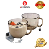  Set 4 Ly Thủy Tinh Hổ Phách 