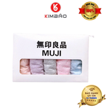  Set 5 Quần Lót Cotton Muji Hộp Trắng Nữ 