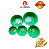  Set 5 Món Thau Nhựa Cao Cấp Gia Long 