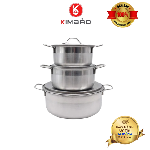  Bộ 3 Nồi Inox Sony 
