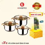  Bộ 3 Nồi Kaisa Villa W2004 