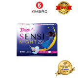  Set 5 Gói Băng Vệ Sinh Diana Sensi Night Ban Đêm 29cm (Gói 4 Miếng) 