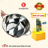  Nồi Lẩu 2 Ngăn Inox 32cm 