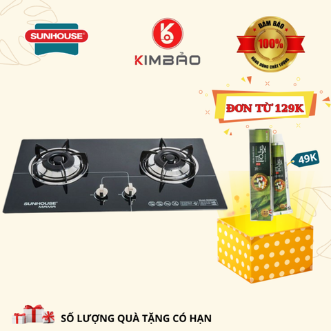  BẾP GAS ÂM KÍNH SUNHOUSE MAMA MMB6632 chính hãng 