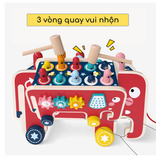  Đồ chơi đập chuột kèm đàn Xutoshop ô tô bằng gỗ hình con voi 