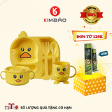  Khay Đựng Thức Ăn Cho Bé Cao Cấp Hình Gà Vàng 