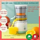  Máy Ép Cam Tự Động, Máy Vắt Cam Tự Động Không Dây, Máy Ép Chậm Trái Cây, Vắt Chanh Đa Năng Sạc USB hàng chuẩn 