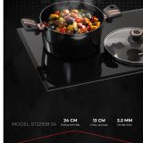  Nồi chống dính Ultra Titanium SUNHOUSE ST2210B 3 size 18cm 20cm 24cm 